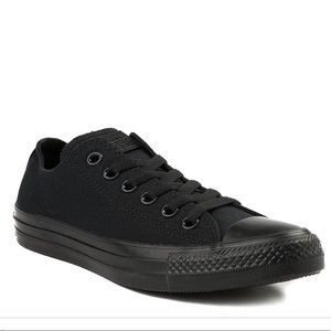 All Black converse